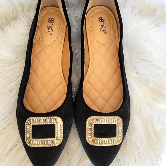 Avon Shoes Avon Cushion Walk Flat Shoes With Jeweled Accent Poshmark